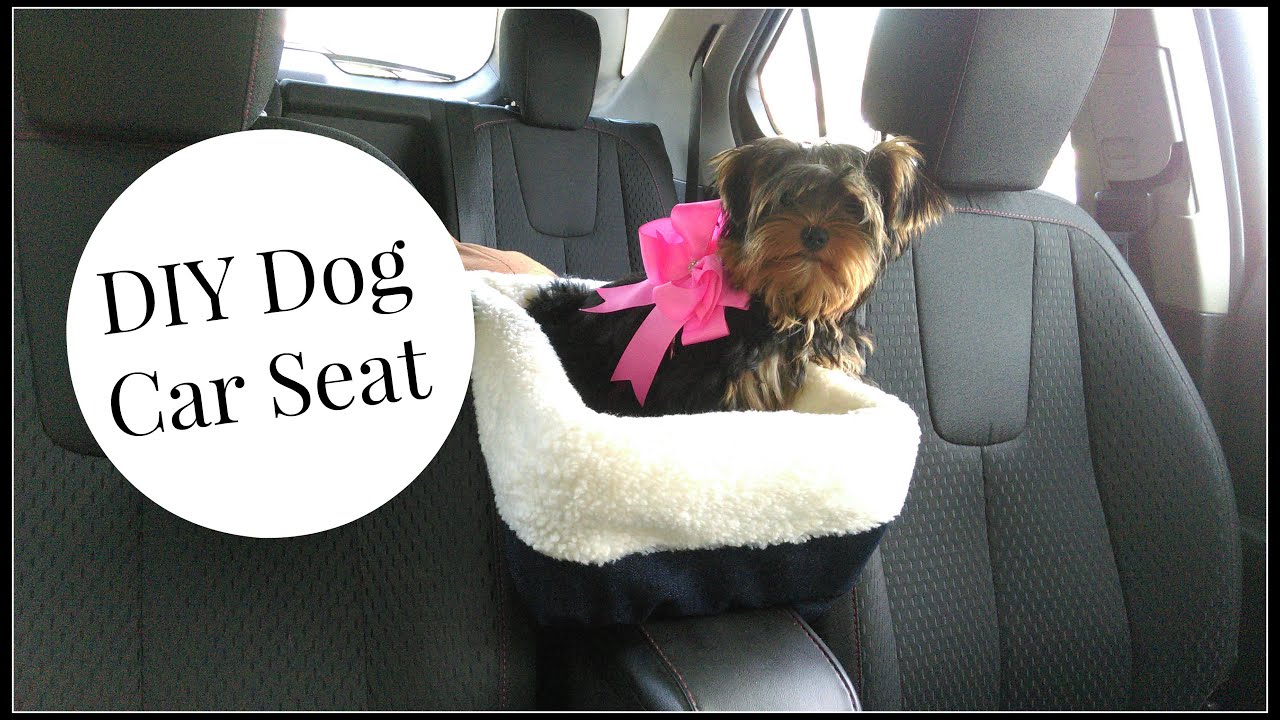 DIY Dog Car Seat Tutorial