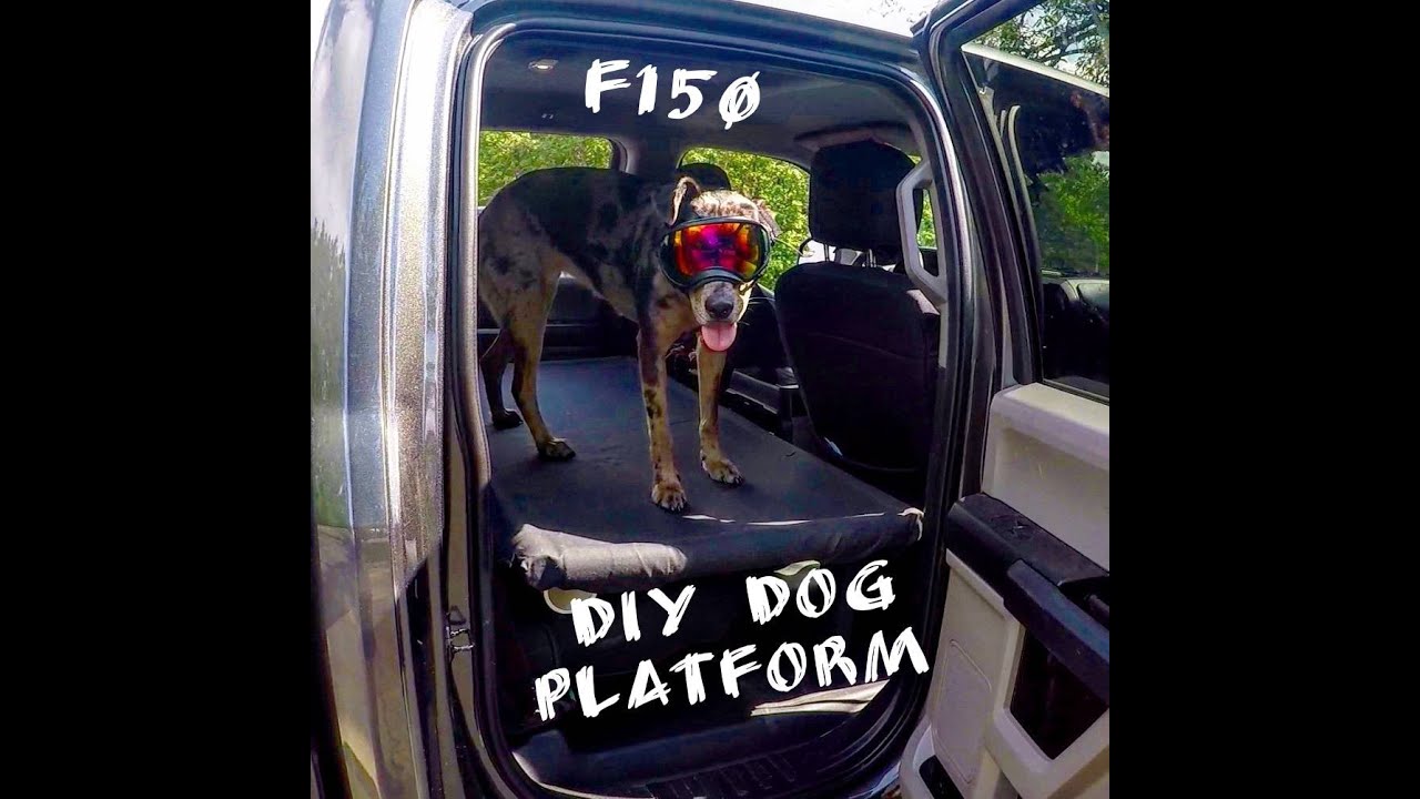 F150 DIY Dog Platform. Back seats still in! (4 Door)