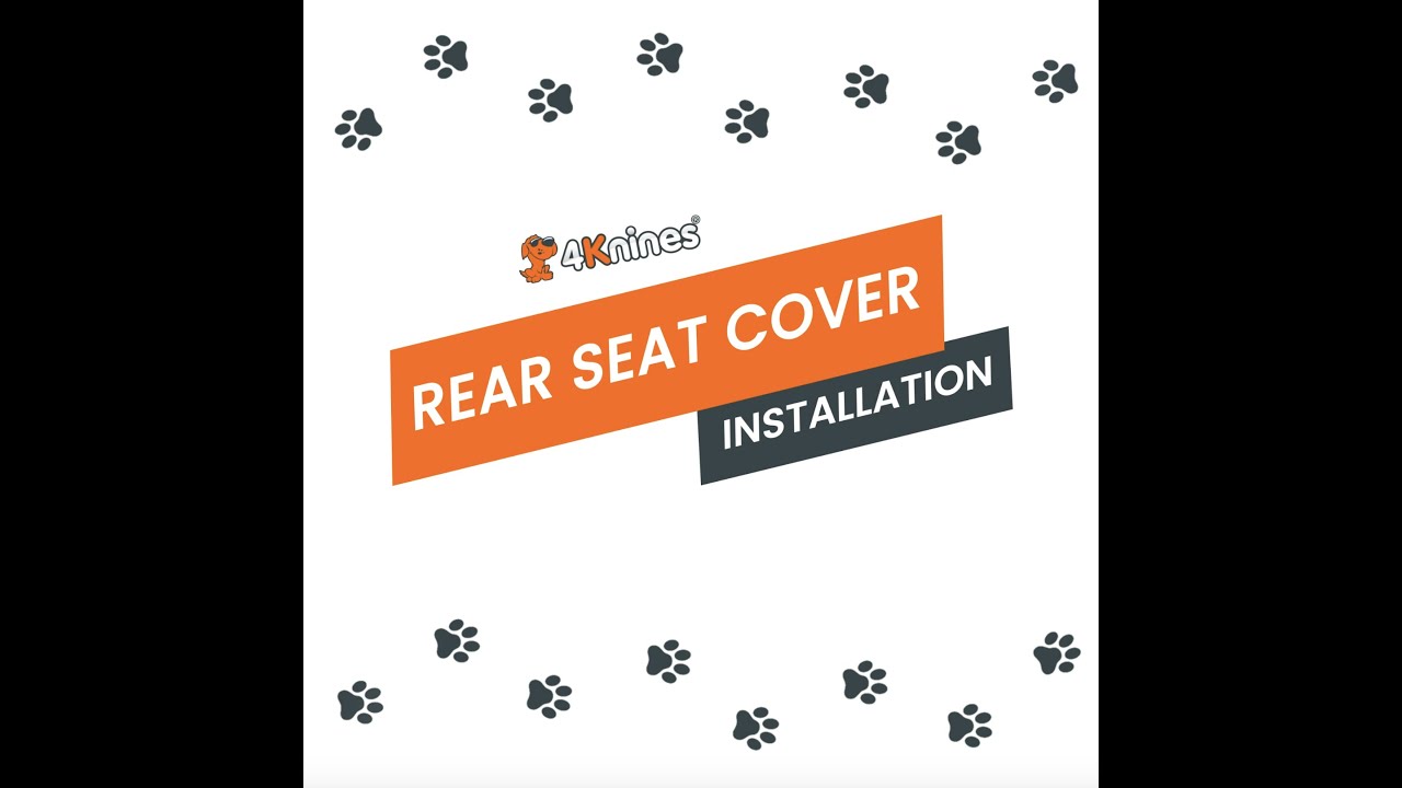 Dog Seat Cover Rear Seat Install Tips – 4Knines