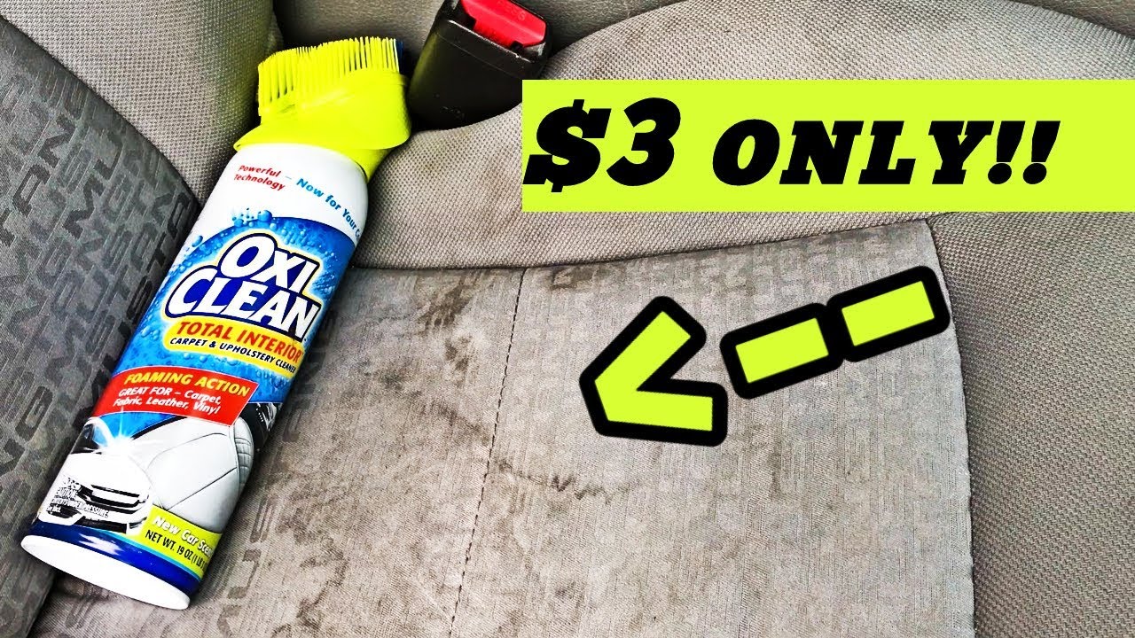 HOW to Clean STAINED Dirty Car Seats [Works in 2021]