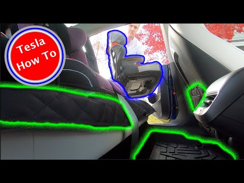 How to fit 3 car seats into a Tesla model 3 SAFELY! Accessory Guide