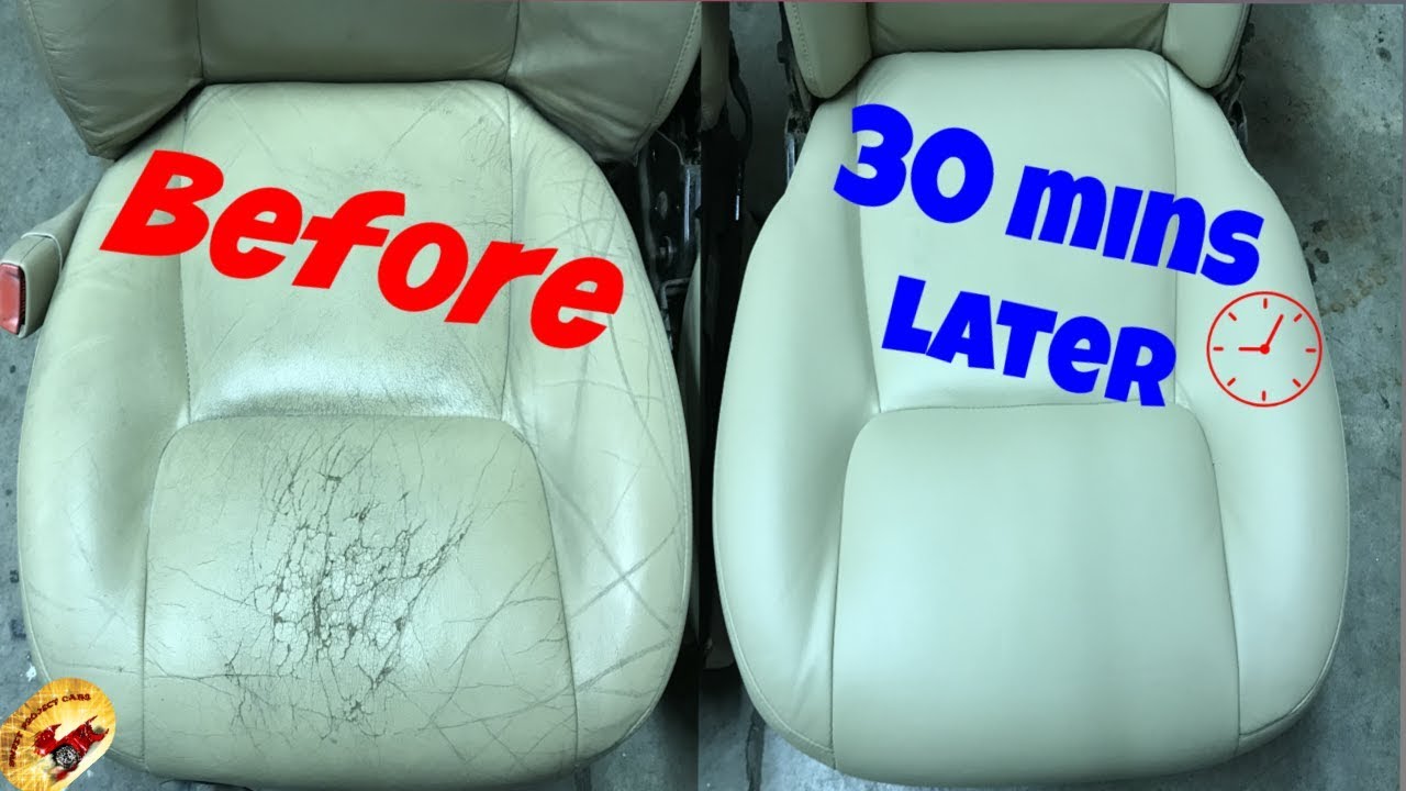 How To Repair The NASTIEST Leather & Vinyl Seats….Back To PERFECT!