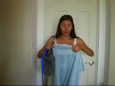 How to make a car seat cover out of towels