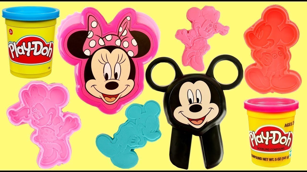 Minnie and Mickey Mouse Play-Doh Set Unboxing