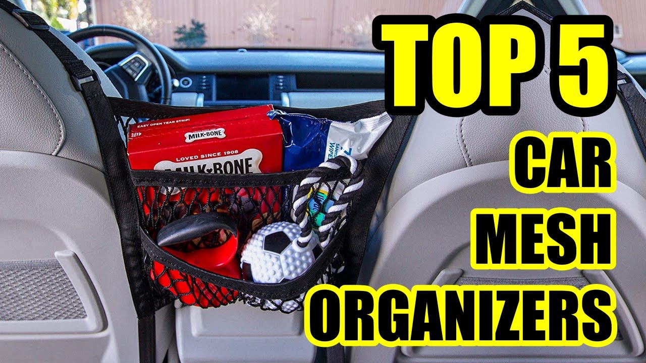 TOP 5: Best Car Mesh Organizer Between Seats 2021 | for Purse and Bags