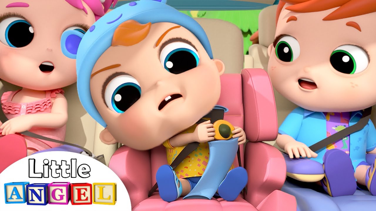 No No, I Don’t Want The Seatbelt | Little Angel Nursery Rhymes & Kids Songs