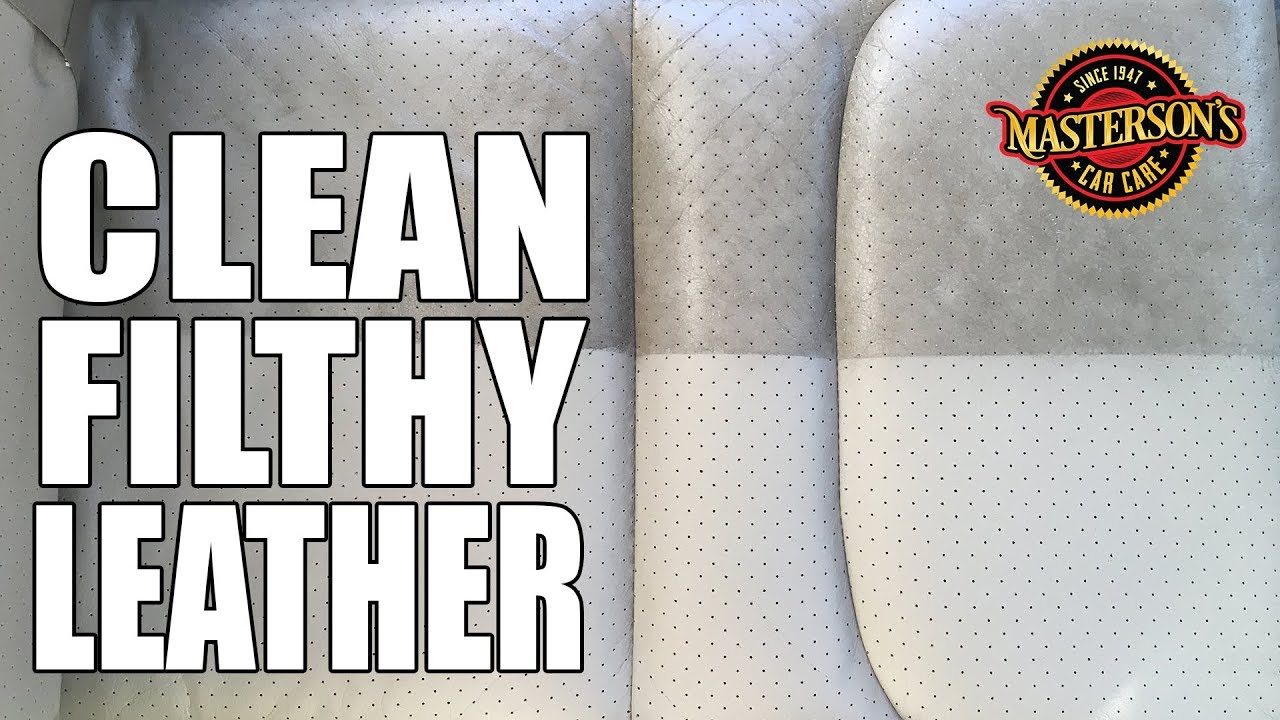 How To SUPER Clean Leather Seats – Masterson’s Car Care – Detailing Tricks