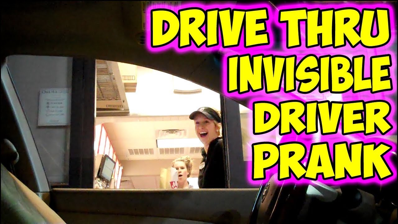 Drive Thru Invisible Driver Prank